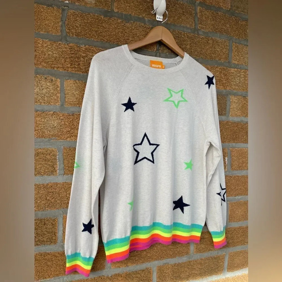 Wispr by Brodie Summer Star Sweater medium - Picture 3 of 8